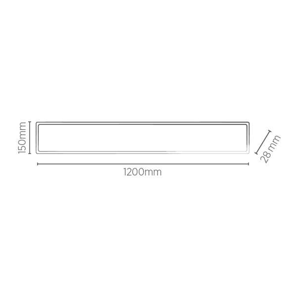 Encontraproduto.com.br - Luminária Led Save Energy de Embutir 40W Alto IRC 90 Bivolt