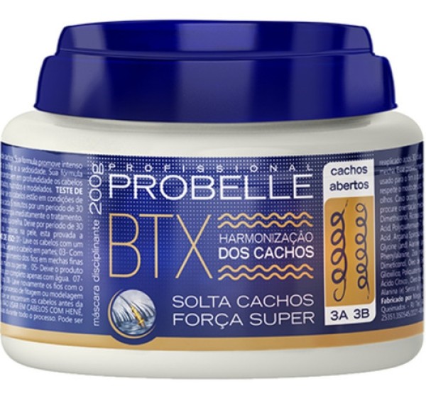 Encontraproduto.com.br - Btx Probelle Força Super Harmonização Dos Cachos 200g