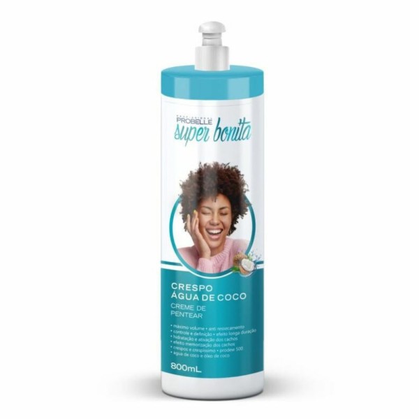Encontraproduto.com.br - Creme De Pentear Probelle Super Bonita Crespo Agua De Coco 800ml