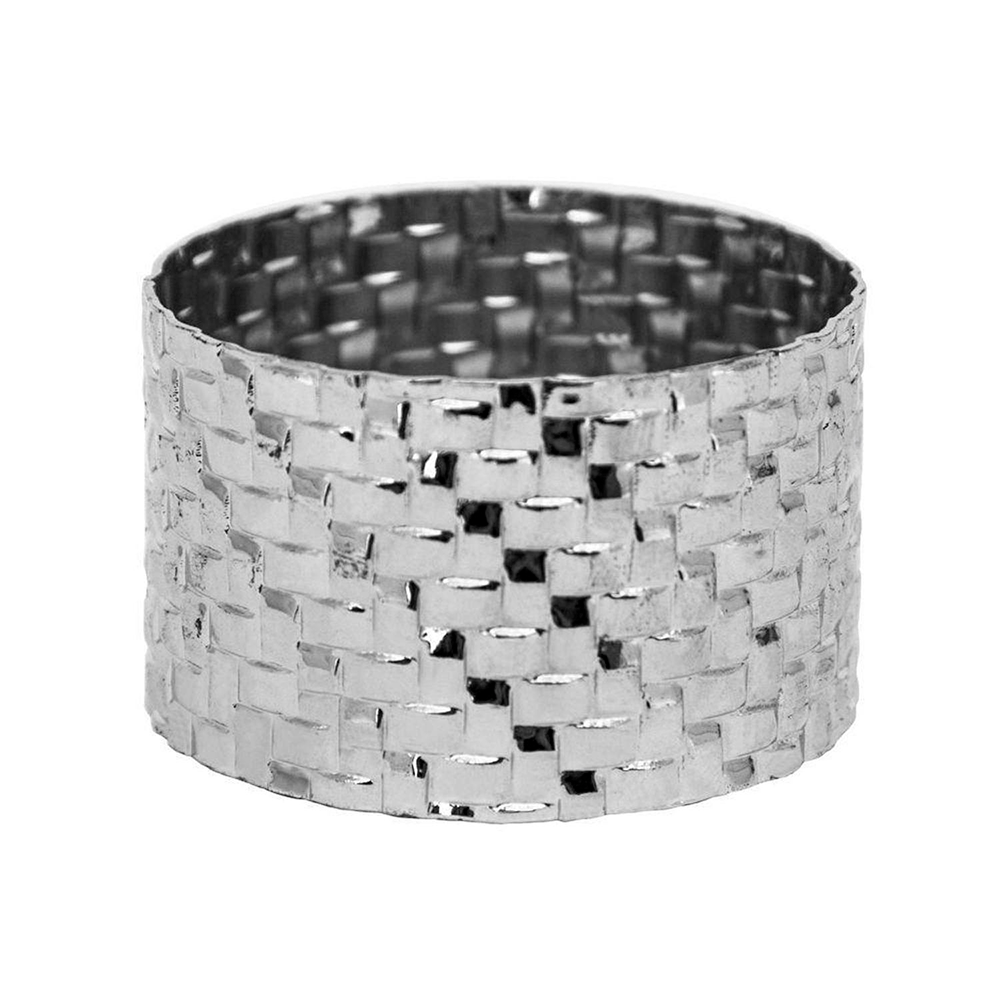 Encontraproduto.com.br - Kit Anel Argola Porta Guardanapo Decoração Mesa Posta 4 Pçs