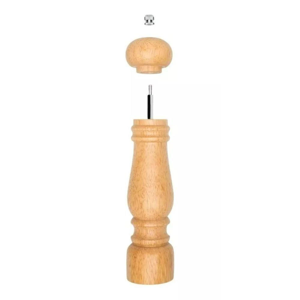 Encontraproduto.com.br - Moedor Manual De Madeira 21cm Amd1722 Mimo Style Cor Marrom-claro