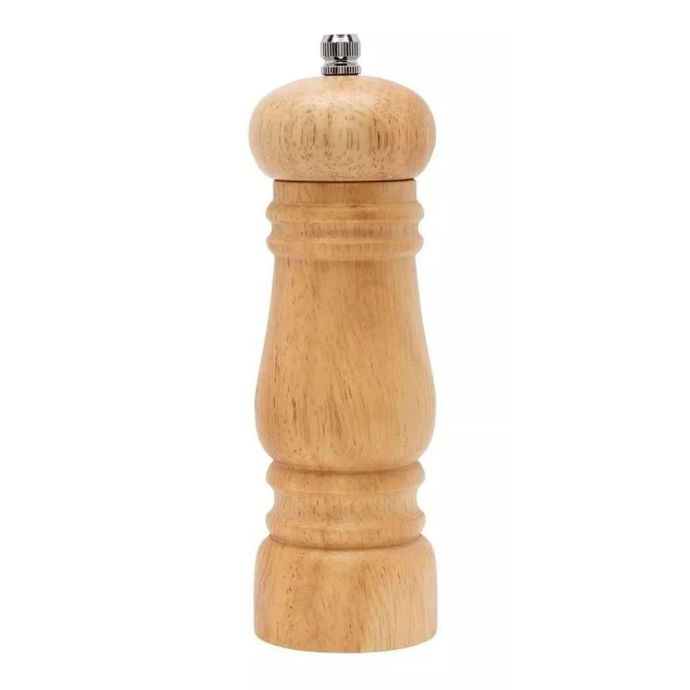 Encontraproduto.com.br - Moedor Manual De Madeira 21cm Amd1722 Mimo Style Cor Marrom-claro