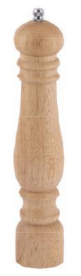 Encontraproduto.com.br - Moedor Manual De Madeira 21cm Amd1722 Mimo Style Cor Marrom-claro