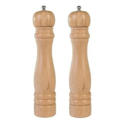 Encontraproduto.com.br - Moedor Manual De Madeira 21cm Amd1722 Mimo Style Cor Marrom-claro