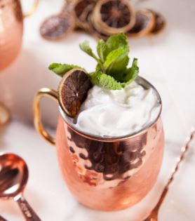 Encontraproduto.com.br - Caneca Moscow Mule em Inox Bronze 450 ml - Mimo Style - AN805BZ