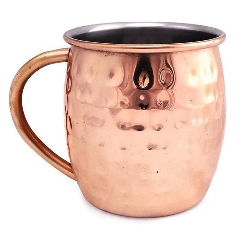 Encontraproduto.com.br - Caneca Moscow Mule em Inox Bronze 450 ml - Mimo Style - AN805BZ