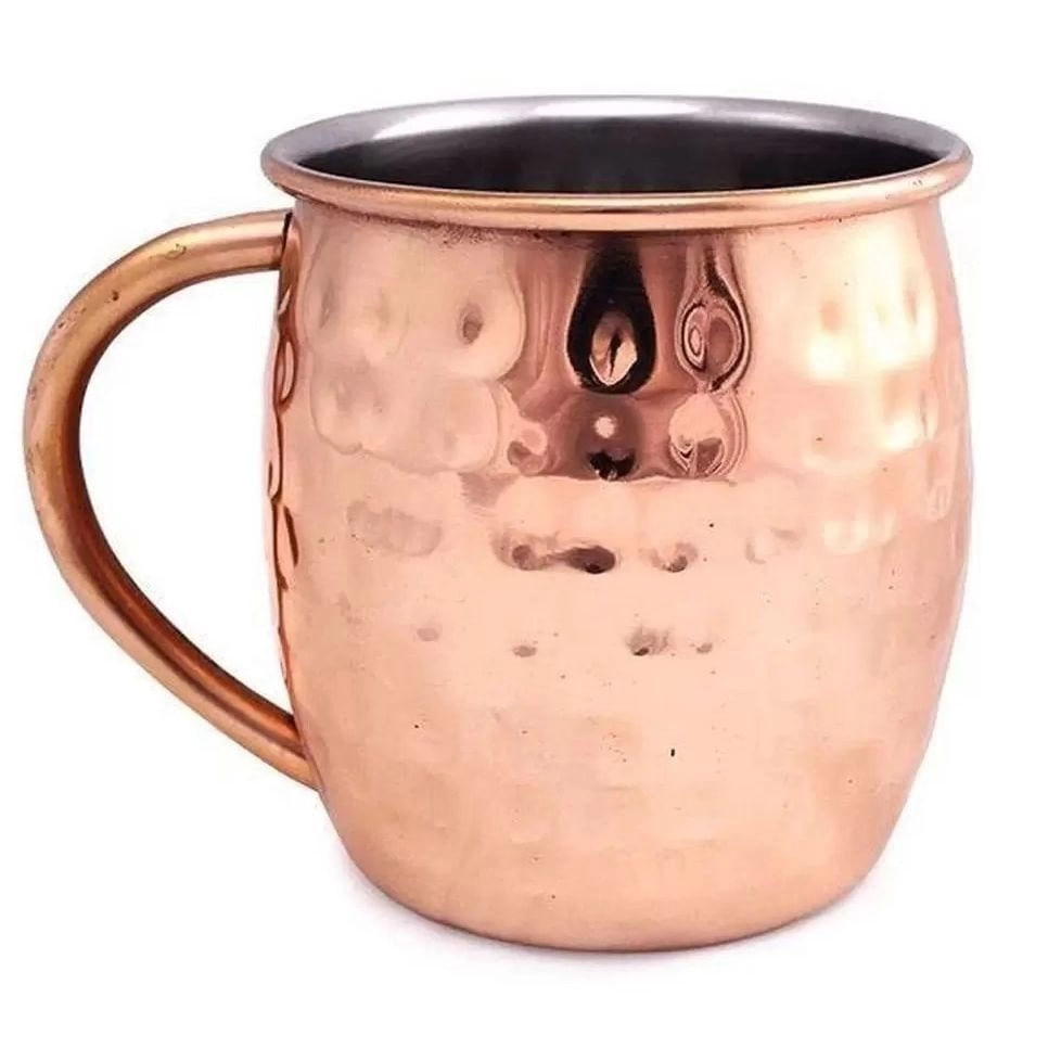 Encontraproduto.com.br - Caneca Moscow Mule em Inox Bronze 450 ml - Mimo Style - AN805BZ