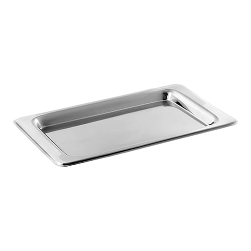 Encontraproduto.com.br - Bandeja Retangular em Inox Delhi com Alça 35cm - MIMO
