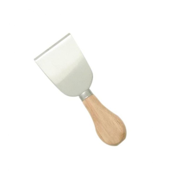 Encontraproduto.com.br - Espátula Reta para Queijo Inox com Cabo de Madeira 12.5 cm - Mimo Style - AC19013