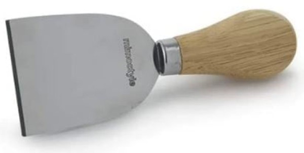 Encontraproduto.com.br - Espátula Reta para Queijo Inox com Cabo de Madeira 12.5 cm - Mimo Style - AC19013