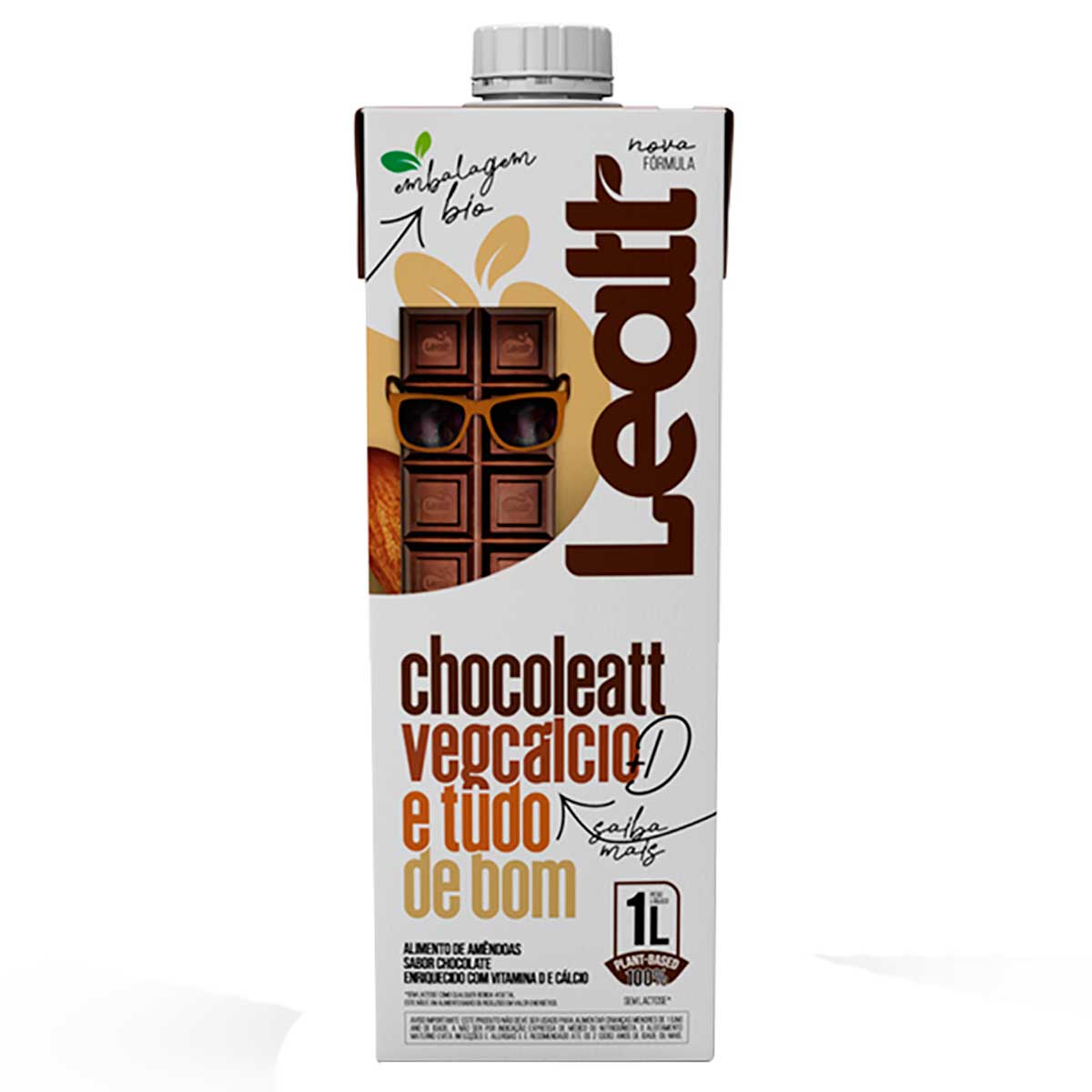 Encontraproduto.com.br - Leite Vegetal de Amêndoa Leatt Chocolate 1L