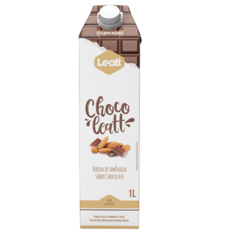 Leite Vegetal de Amêndoa Leatt Chocolate 1L