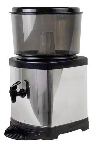 Encontraproduto.com.br - Bebedouro Filtro Água de Inox com Base de Barro Acquamar 6010 Preto
