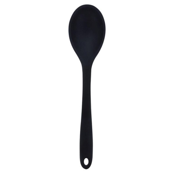 Colher de Arroz de Mesa Silicone Preta 28cm - Mimo Style