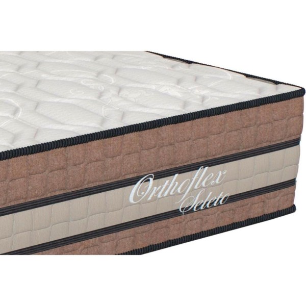 Encontraproduto.com.br - Colchão King Molas Ensacadas MasterPocket Seleto Double Face Euro Pillow (193x203x32) - Orthoflex