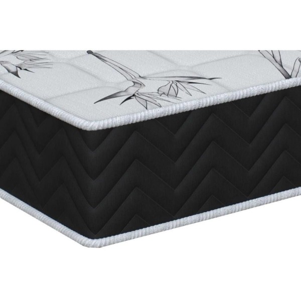 Encontraproduto.com.br - Conjunto Box Solteiro: Colchão Molas Orthoflex Masterpocket Ensacadas Starflex Black + Base Crc Suede Black(88x188)