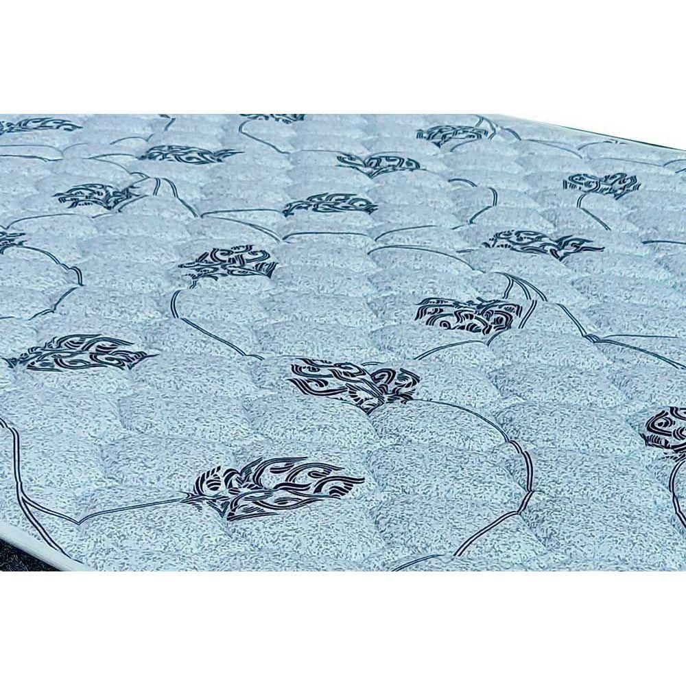 Cama Box Solteiro: Colchão Espuma D45 Orthoflex Comfortpedic + Base Crc Courano Gray (88x188)
