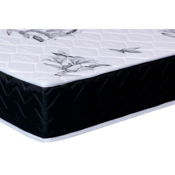 Encontraproduto.com.br - Conjunto Box Baú Casal: Colchão Espuma Orthoflex D28 Nápoles + Base CRC Courano Black(138x188)