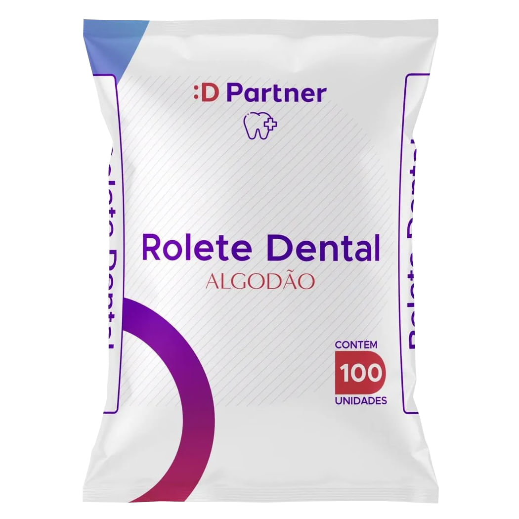 Encontraproduto.com.br - Algodão Rolete com 100 - Dental Partner