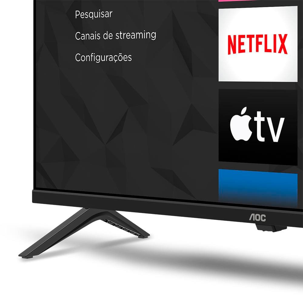 Encontraproduto.com.br - TV 43P AOC LED SMART Roku Wifi FULL HD USB HDMI - 43S5045