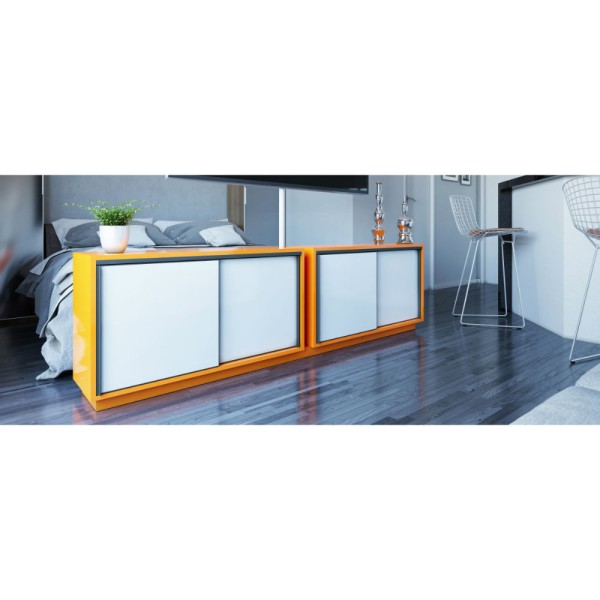 Encontraproduto.com.br - Sistema Deslizante Multi Standard (12 a 20 Kg) para 03 Portas Rometal
