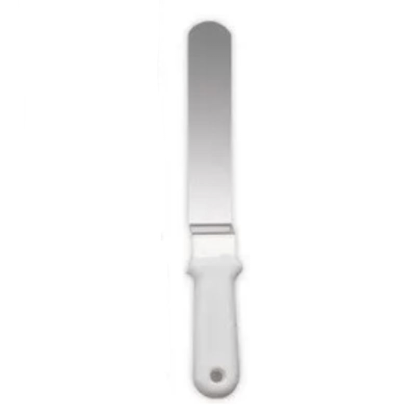 Encontraproduto.com.br - Espátula Flexível Curva 13 Cm Para  Alisar Bolo Em Inox
