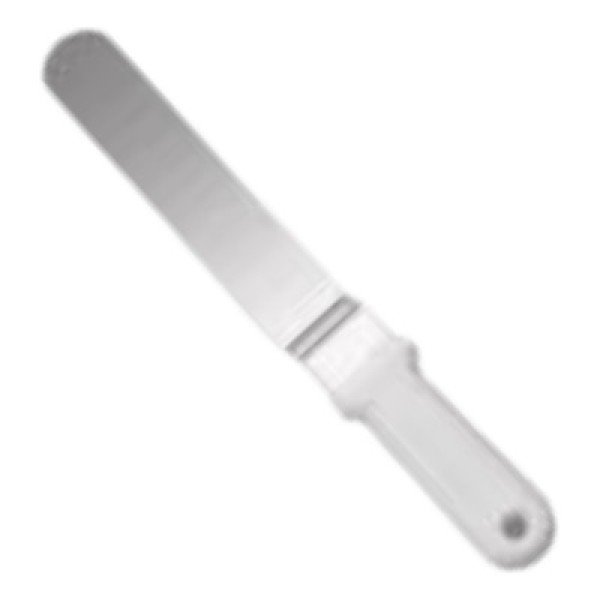 Encontraproduto.com.br - Espátula Flexível Curva 13 Cm Para  Alisar Bolo Em Inox