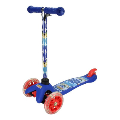 Patinete com Led - Sonic - 3 Rodas - Bbr Toys