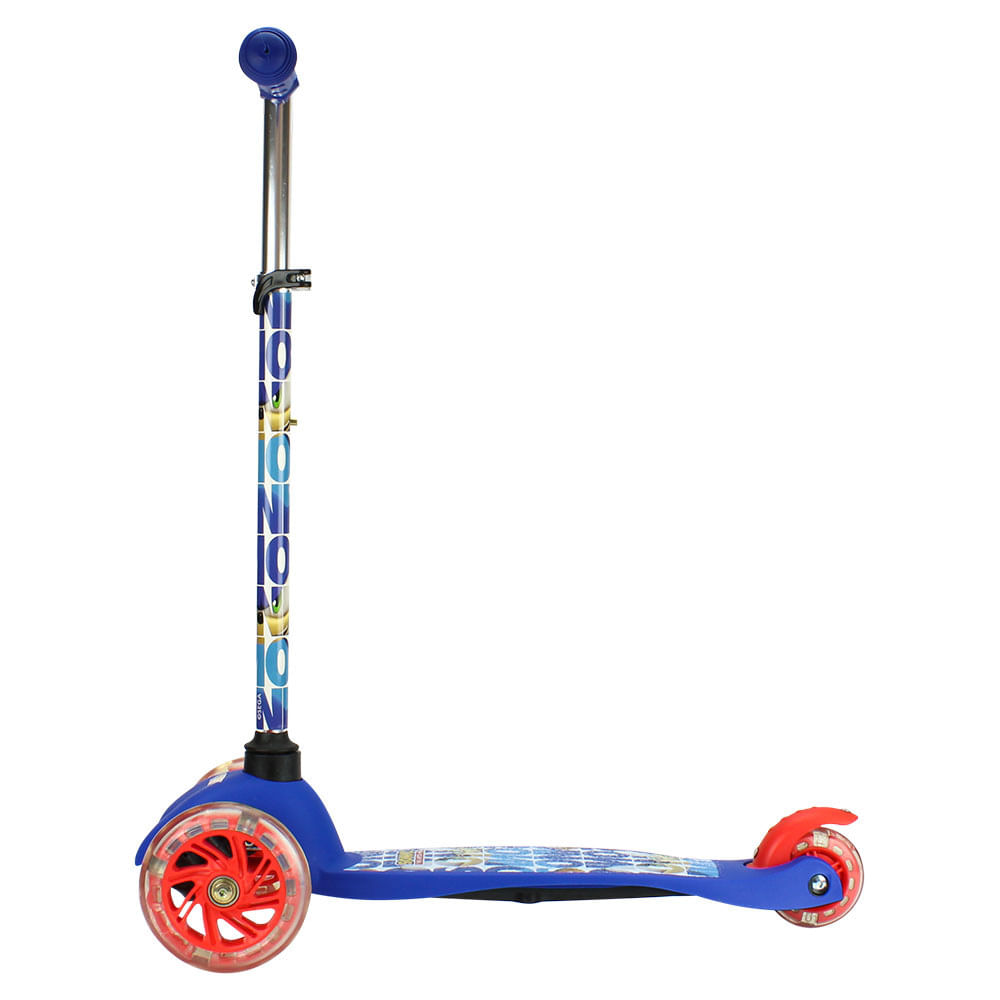 Encontraproduto.com.br - Patinete com Led - Sonic - 3 Rodas - Bbr Toys