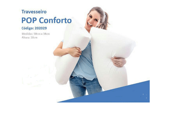 Encontraproduto.com.br - Travesseiro de Espuma Conforto POP - Perfetto