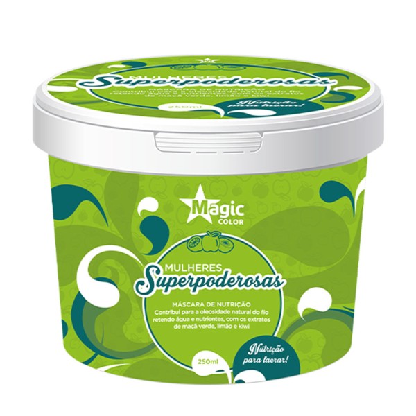 Encontraproduto.com.br - Máscara Mulheres Superpoderosas Nutrição Magic Color 230g