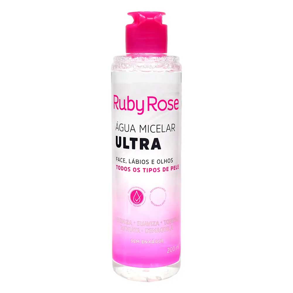 Água Micelar Ruby Rose 200ml Hb-304