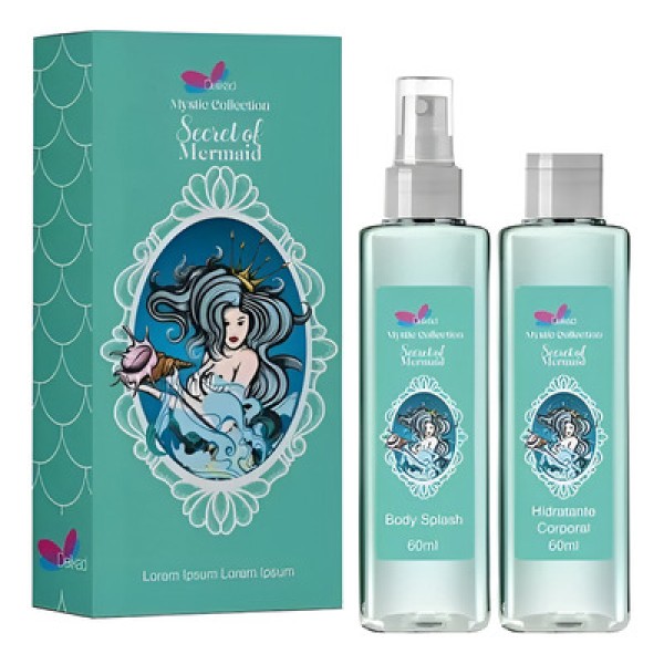 Kit Mystery of Mermaid Body Splash 60 ml + Body Lotion 60 ml