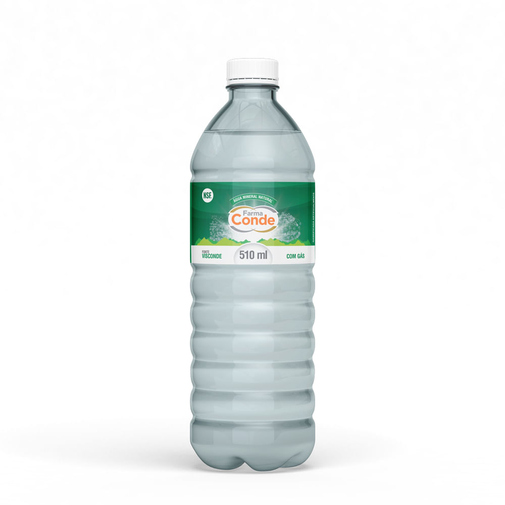 Água Mineral Farma Conde Com Gás 510ml