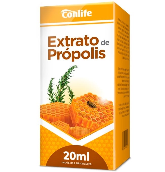 Extrato Própolis Conlife Gotas Frasco 20ml