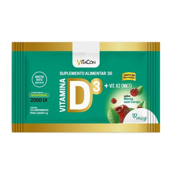 Encontraproduto.com.br - Vitamina D Or Ment/Cer Sachês 10 MCG