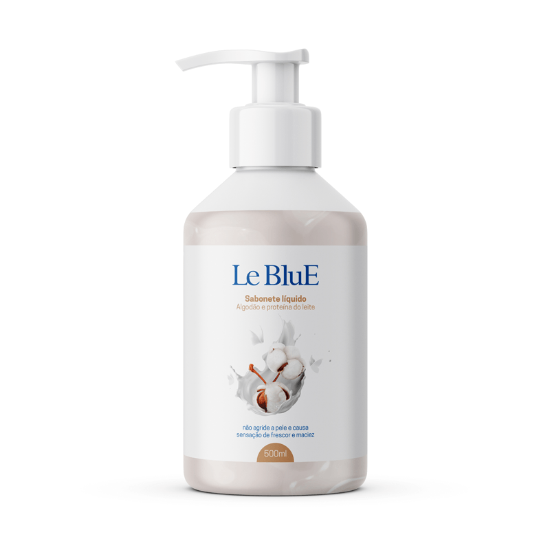 Sabonete Líquido Le Blue 500ml Algodão Glic