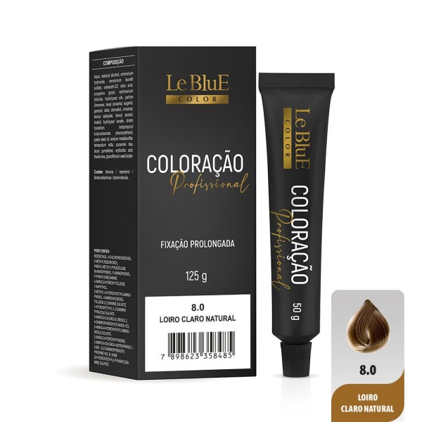 Encontraproduto.com.br - Tintura Le Blue 8.0 Louro Claro