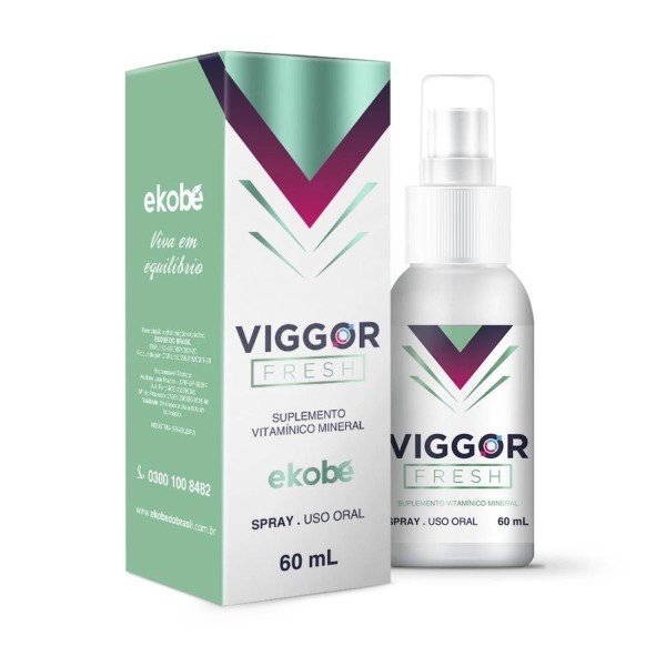 Encontraproduto.com.br - Suplemento Vitamínico Viggor Fresh em Spray Com 60ml