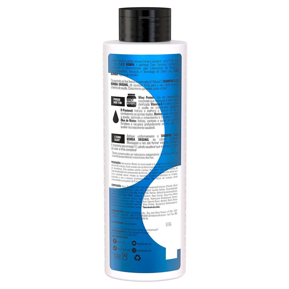 Encontraproduto.com.br - Shampoo Salon Line Sos Bomba Vitaminas 300ml
