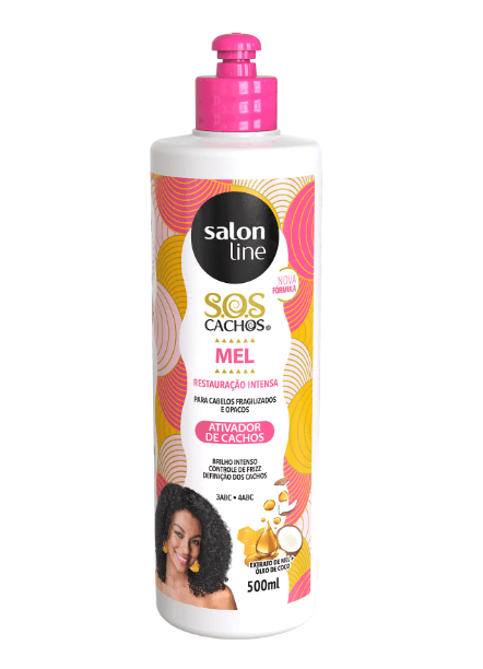 Encontraproduto.com.br - Ativador de Cachos Salon Line Sos Intenso 500ml