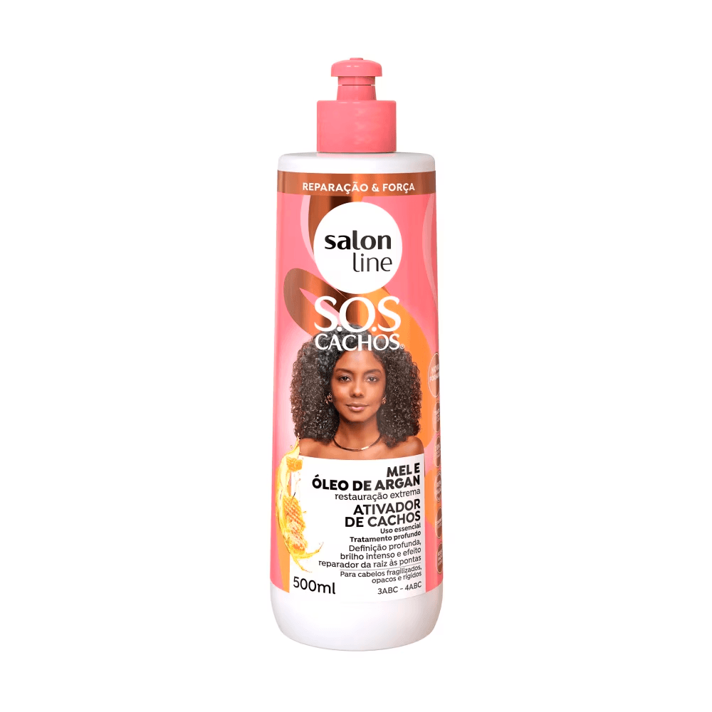 Encontraproduto.com.br - Ativador de Cachos Salon Line Sos Intenso 500ml