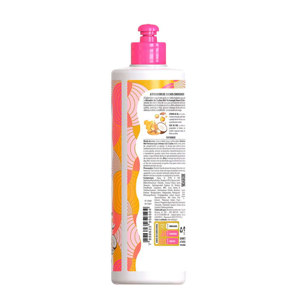 Encontraproduto.com.br - Ativador de Cachos Salon Line Sos Intenso 500ml