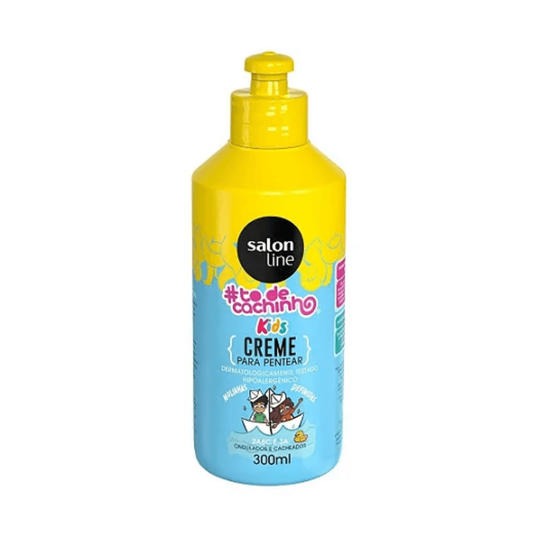 Encontraproduto.com.br - Creme Para Pentear Salon Line #Todecachinho Kids Molinhas Ondulados 300Ml