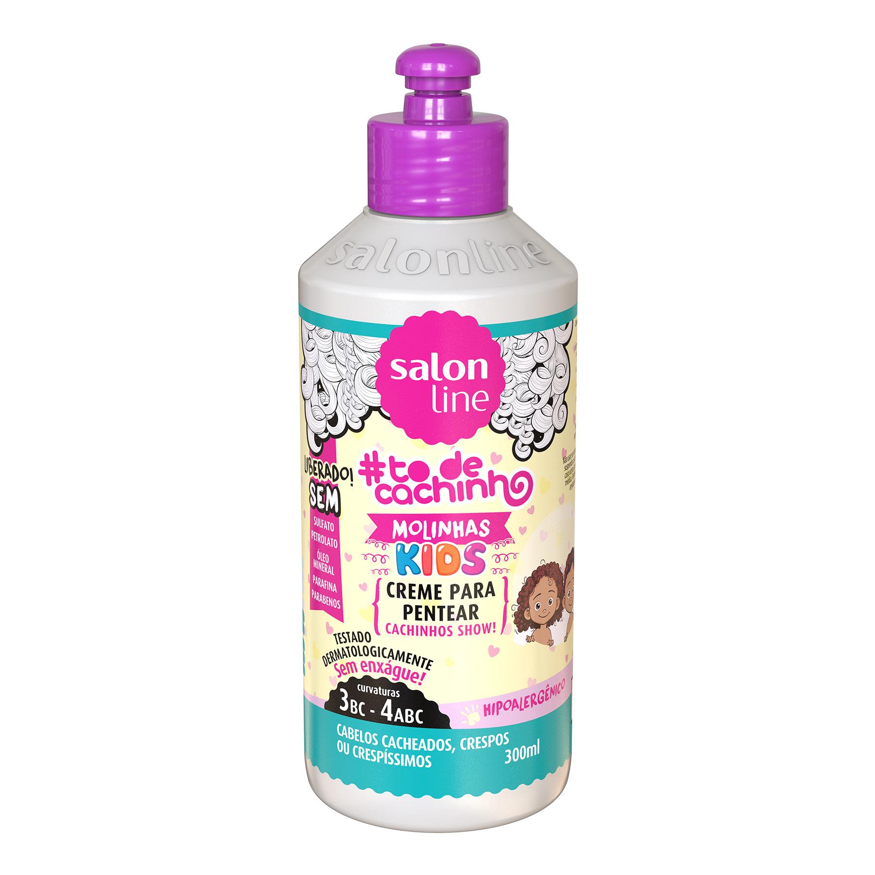 Encontraproduto.com.br - Creme Para Pentear Salon Line #Todecachinho Kids Molinhas Ondulados 300Ml