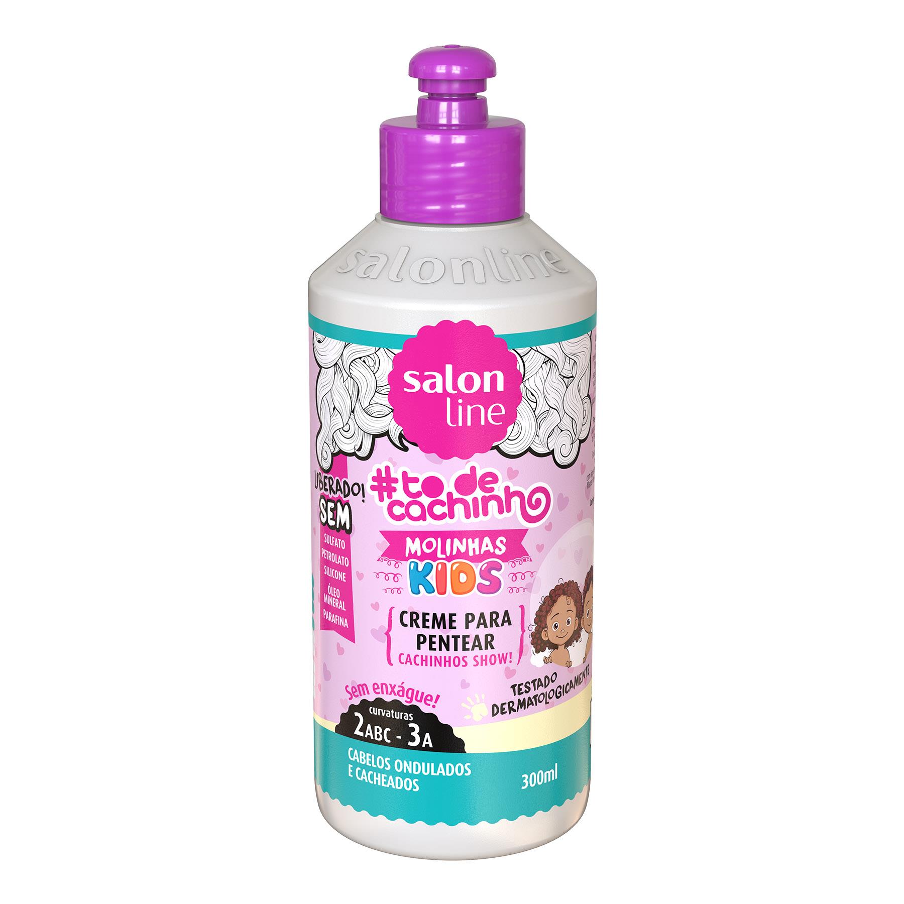 Encontraproduto.com.br - Creme Para Pentear Salon Line #Todecachinho Kids Molinhas Ondulados 300Ml