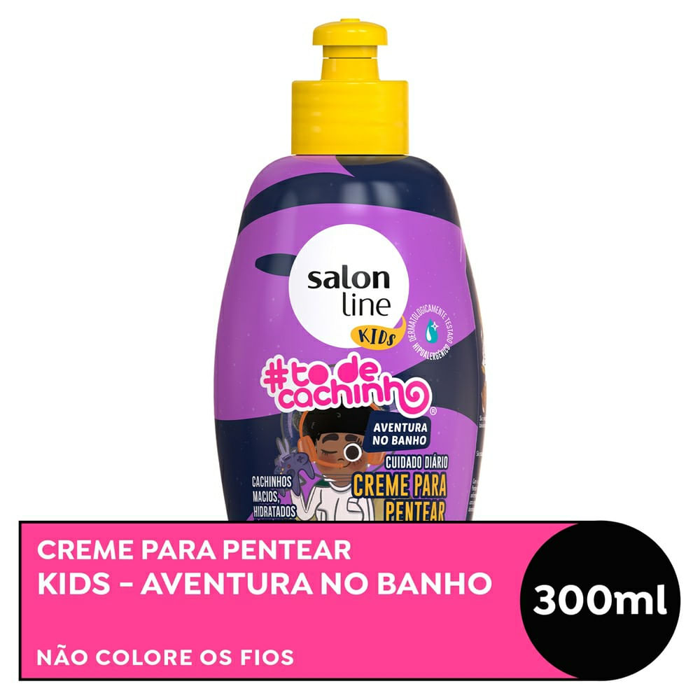 Encontraproduto.com.br - Creme Para Pentear Salon Line #Todecachinho Kids Molinhas Ondulados 300Ml