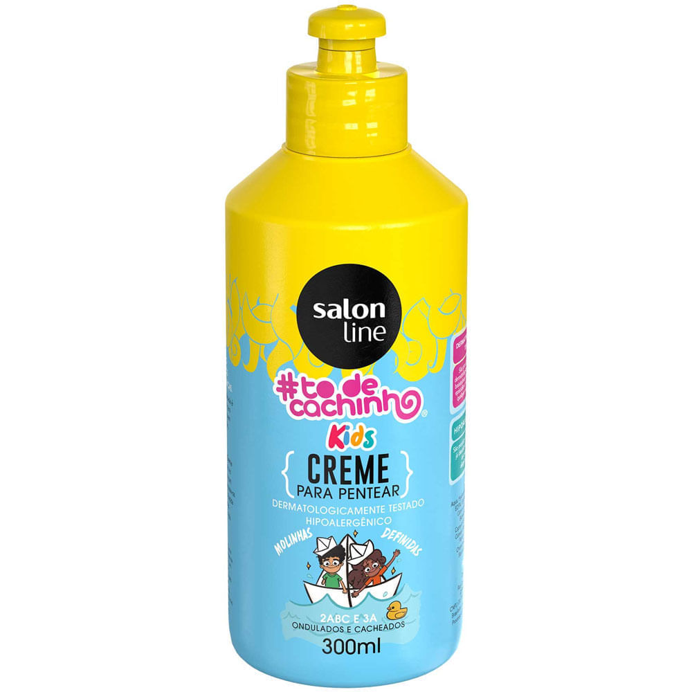 Encontraproduto.com.br - Creme Para Pentear Salon Line #Todecachinho Kids Molinhas Ondulados 300Ml