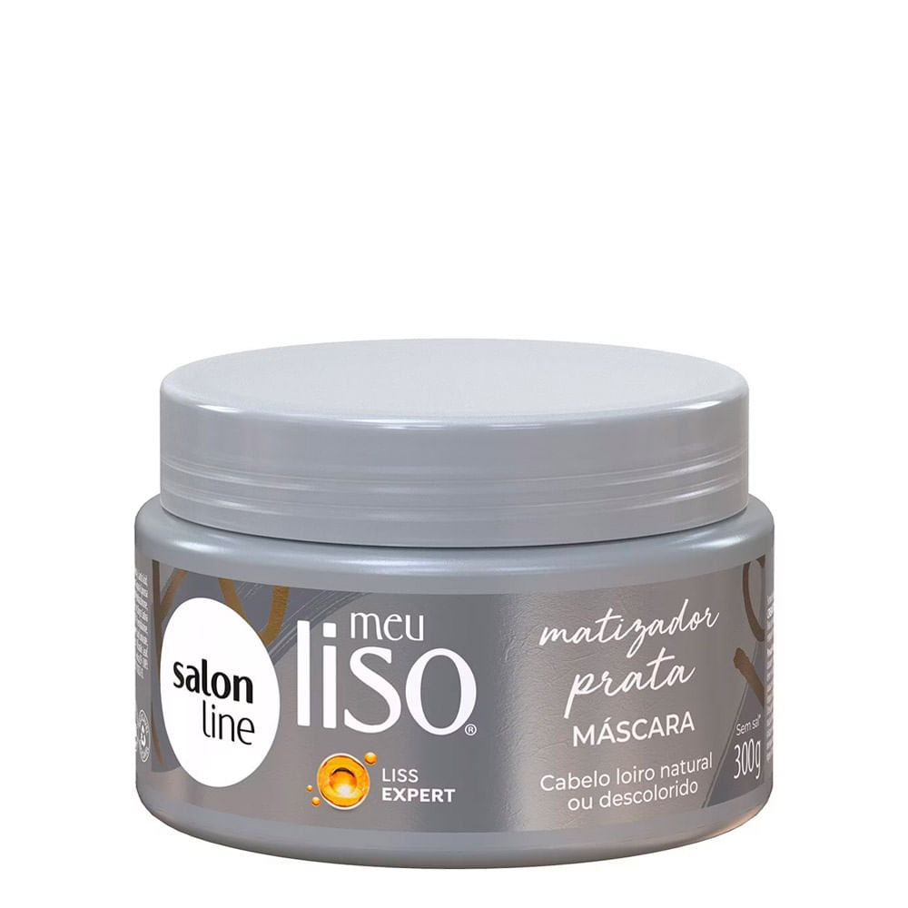 Encontraproduto.com.br - Máscara Prata Salon Line Meu Liso #LoiroPrateado - 300g