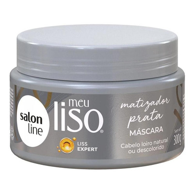 Encontraproduto.com.br - Máscara Prata Salon Line Meu Liso #LoiroPrateado - 300g